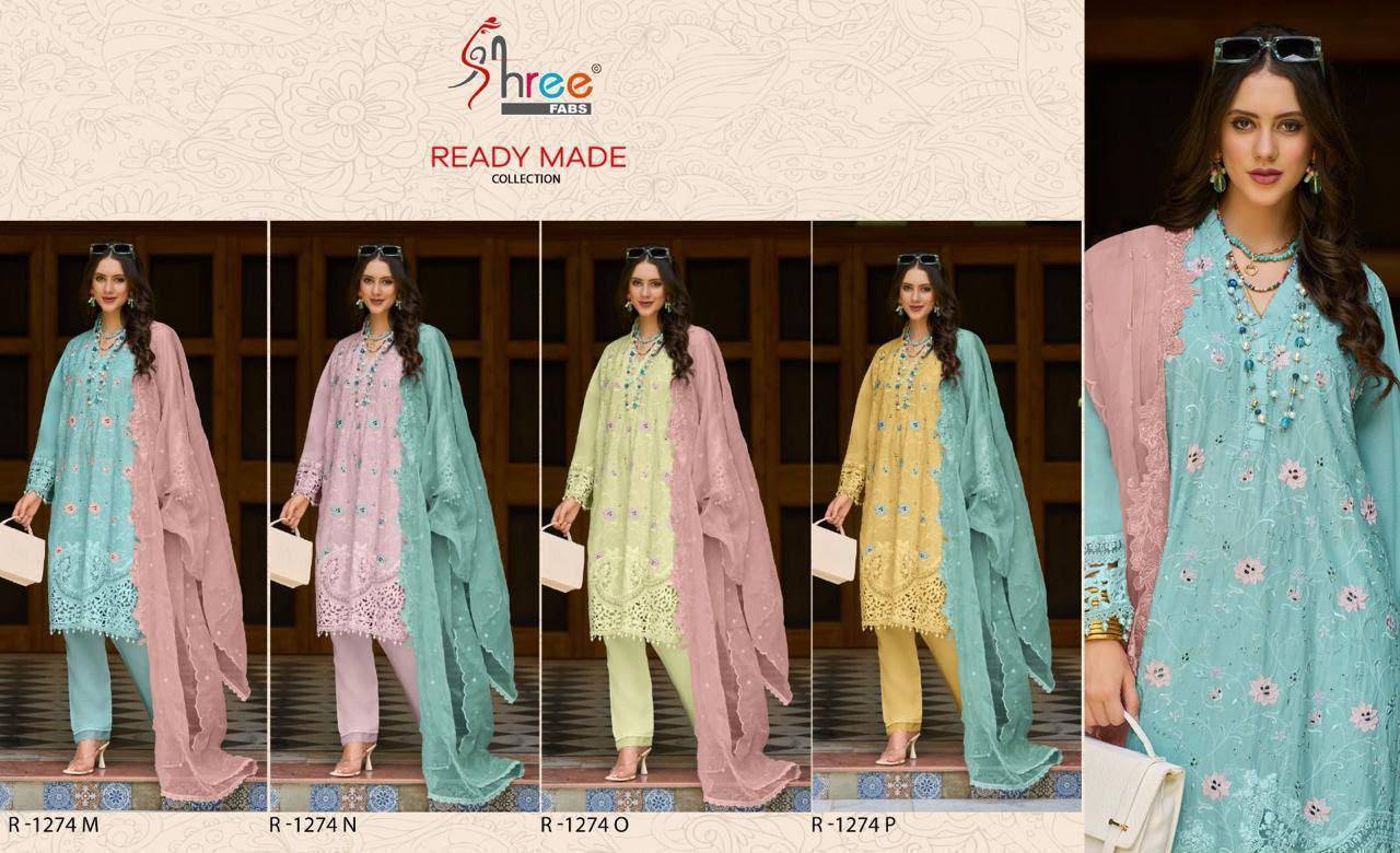 SR-1274 by Shree Fabs 1274 A to 1274 D series 